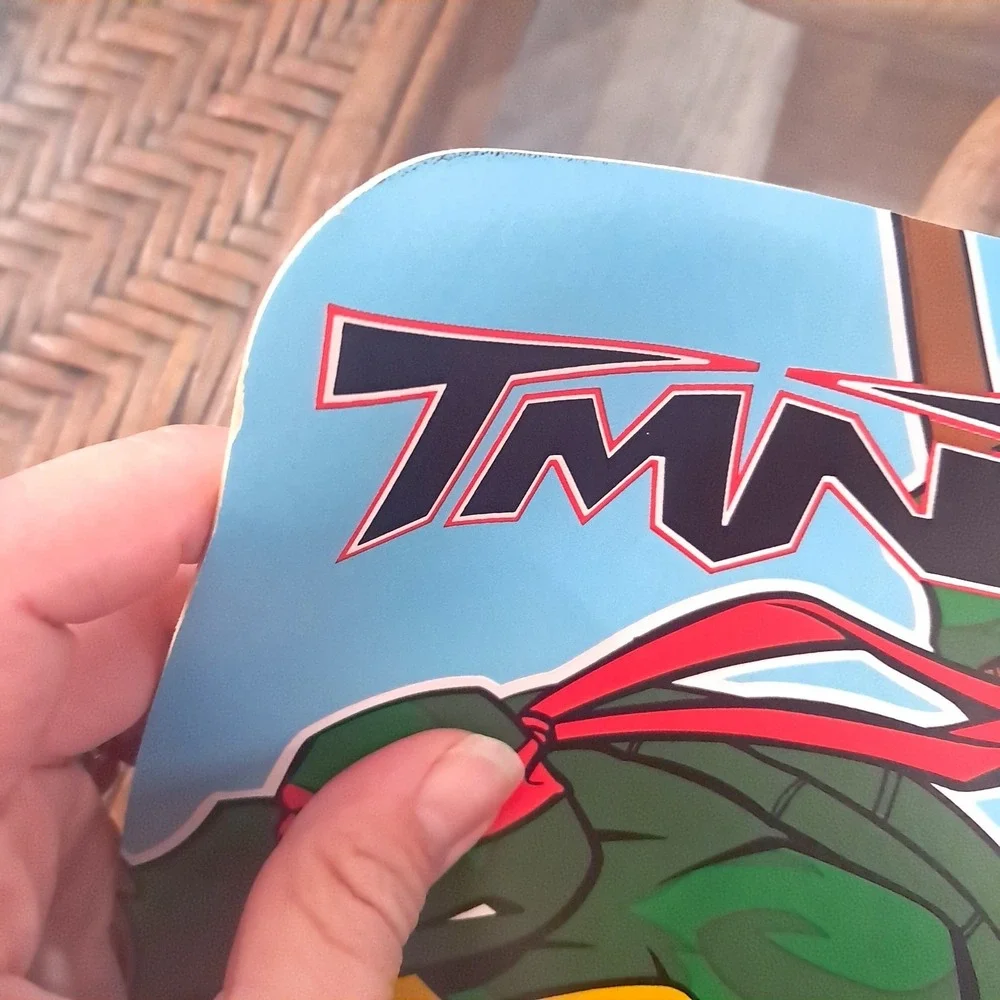 Vintage Teenage Mutant Ninja Turtles Table Placemat TMNT 2003 vinyl‎ foam Mirage